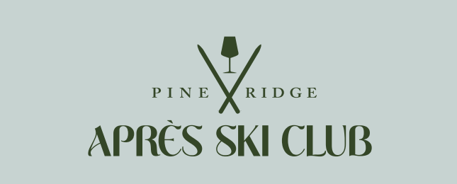 Pine Ridge Apres Ski logo for the event